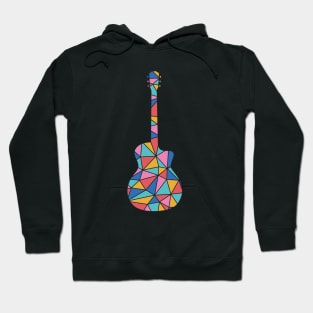 Geometric Colorful Acoustic Guitar Hoodie